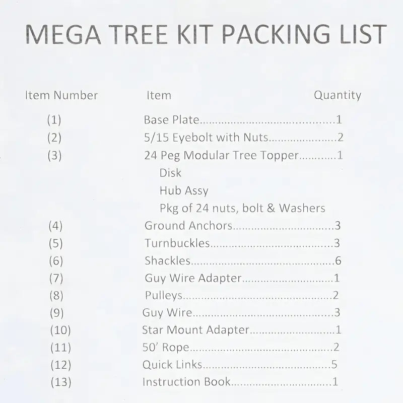 Mega Tree Kit (up to 20 feet tall) – The Christmas Light Emporium