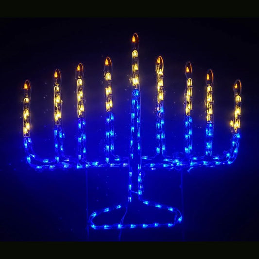 Menorah - Wireframes Displays and Yard Art