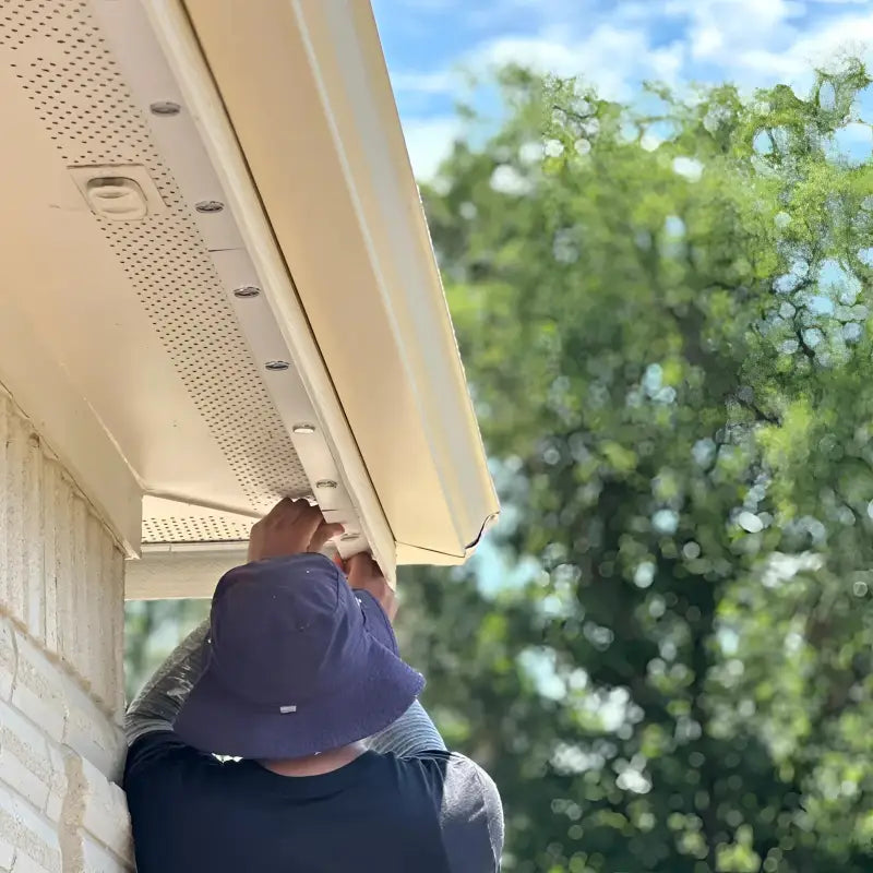 Permanent Eave Lighting Professional Installation Bundle by OPL RGBW Architectural Lighting