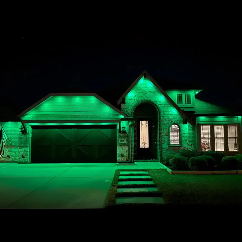 Permanent Eave Lighting Professional Installation Bundle by OPL RGBW Architectural Lighting