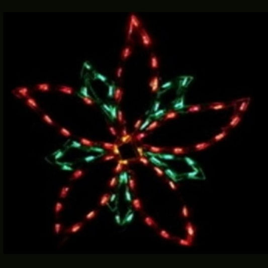 Poinsettia Small - Wireframes Displays and Yard Art