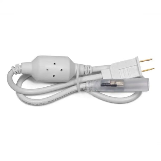 Power Cord for 1/2’’ LED Rope Light 2 Feet Long - Christmas Lights