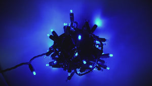 5mm LED Smooth Fade Lights, DreamSpark, Blue, 70 Bulbs, 4" Spacing