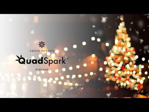5mm LED Strobe Lights, QuadSpark, cool white Strobe Lights, Strobing/Static, 100 Bulbs, 6" Spacing