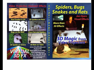 Spiders, Bugs, Snakes and Rats Virtual Effects Download, Digital Halloween Decorations
