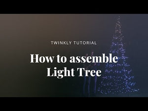 Twinkly App Controlled RGBW 3D Light Show Tree, 750 Bulbs, 13 Feet Tall