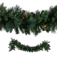 9' X 14" Mixed Noble Garland, Unlit