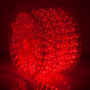 Rope Light, Red, 1/2" LED, 150' Spool Christmas Lights Wintergreen Corporation