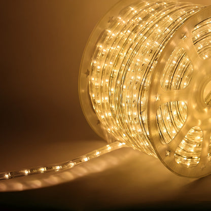 Rope Light Warm White 1/2’’ LED 150’ Spool - Christmas Lights