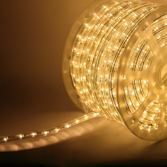 Rope Light Warm White 1/2’’ LED 150’ Spool - Christmas Lights