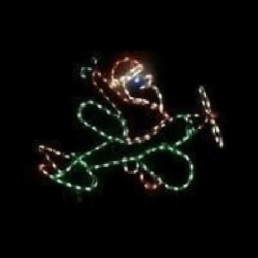 Santa in Airplane Small - Wireframes Displays and Yard Art