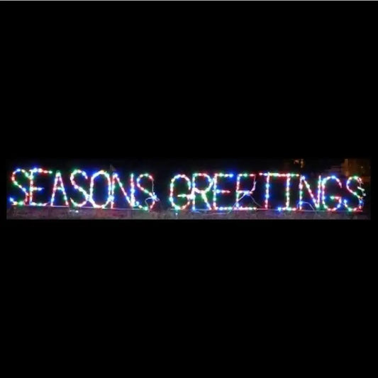 Seasons Greetings Block Wireframes Displays and Yard Art