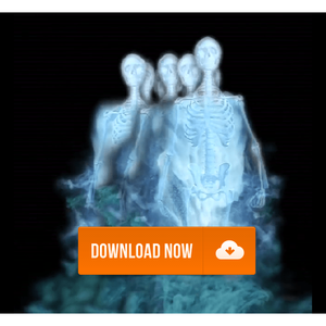 Skeleton Ghost Clones, Projection Effect, Digital Download Digital Decorations and Projection Effects Hyers Media