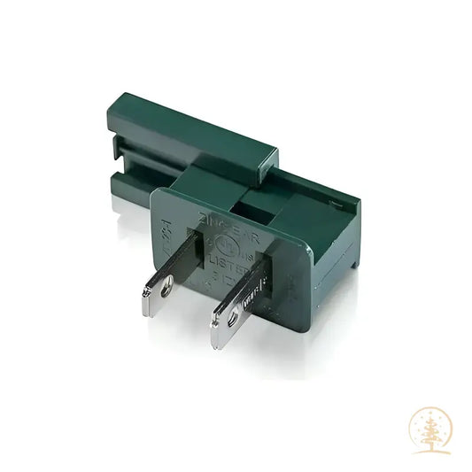 Slide-On Plugs / Vampire Plugs SPT1 Male Pack of 25 Green - Christmas Light Installation Accessories