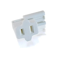 Slide-On Plugs / Vampire Plugs, SPT2, Female, Pack of 25, White