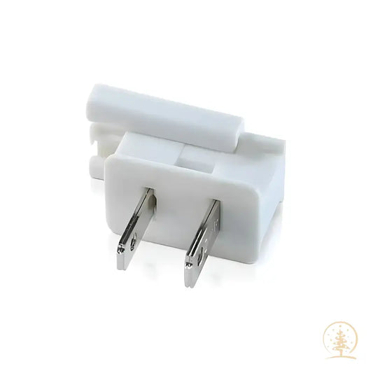 Slide-On Plugs / Vampire Plugs SPT2 Male Pack of 25 White - Christmas Light Installation Accessories