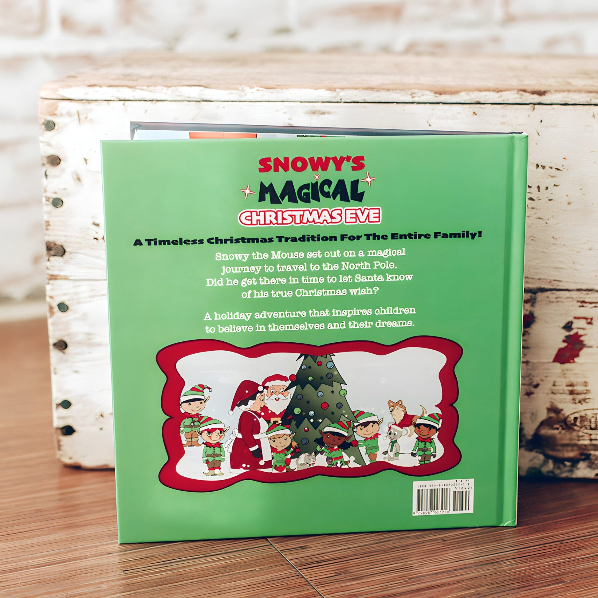 Snowy’s Magical Christmas Eve Holiday Book & Plush Gift Set - Snowy the Mouse - Gift Item