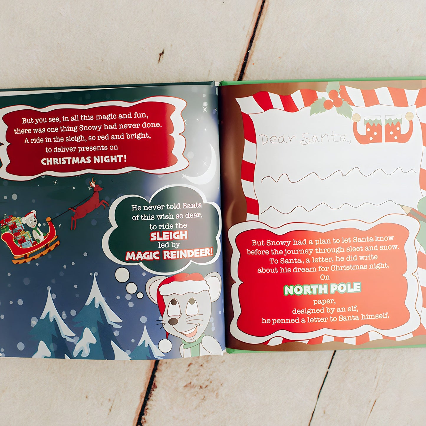 Snowy’s Magical Christmas Eve Holiday Book & Plush Gift Set - Snowy the Mouse - Gift Item