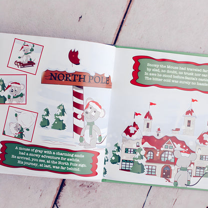 Snowy’s Magical Christmas Eve Holiday Book & Plush Gift Set - Snowy the Mouse - Gift Item
