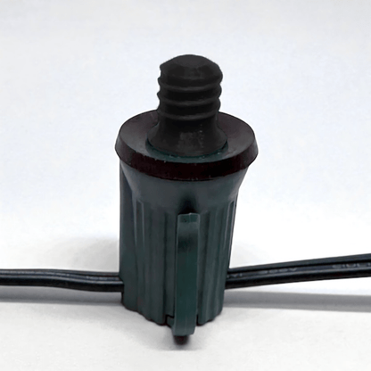 Socket Stuffer Screw In Socket Covers Seals for Empty C7 and C9 Sockets Black Pack of 25 - Christmas Light Installation