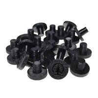 Socket Stuffer, Screw In Socket Covers, Seals for Empty C7 Sockets, Black, Pack of 25