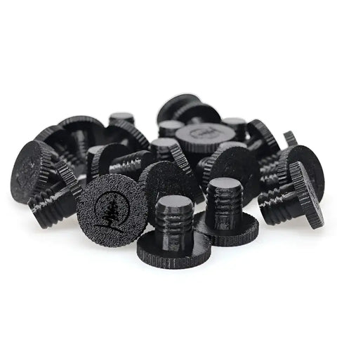 Socket Stuffer Screw In Socket Covers Seals for Empty C9 Sockets Black Pack of 25 - Christmas Light Installation