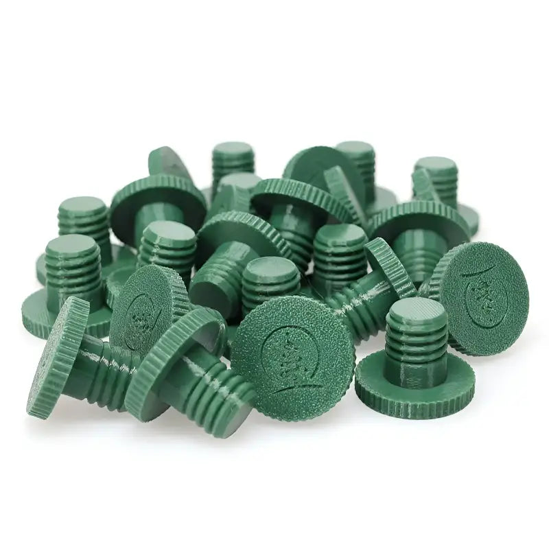 Socket Stuffer Screw In Socket Covers Seals for Empty C9 Sockets Green Pack of 25 - Christmas Light Installation