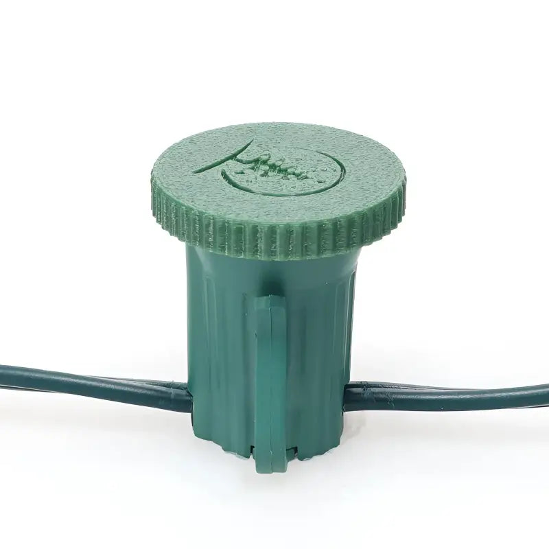 Socket Stuffer Screw In Socket Covers Seals for Empty C9 Sockets Green Pack of 25 - Christmas Light Installation