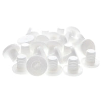 Socket Stuffer, Screw In Socket Covers, Seals for Empty C9 Sockets, White, Pack of 25