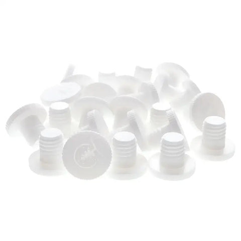 Socket Stuffer Screw In Socket Covers Seals for Empty C9 Sockets White Pack of 25 - Christmas Light Installation