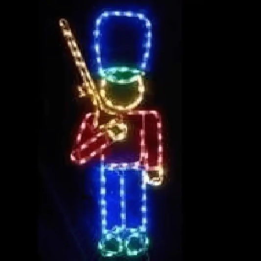 Soldier with Rifle - Wireframes Displays and Yard Art