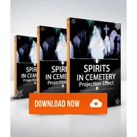 Spirits In Cemetery, Projection Effect, Digital Download