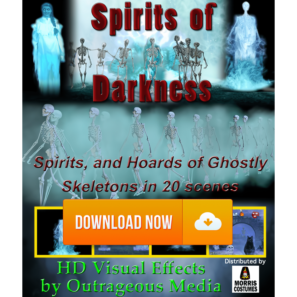 Spirits of Darkness, Projection Effect, Digital Download - The Christmas Light Emporium