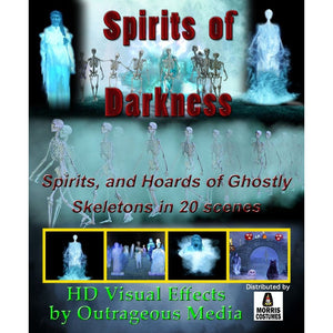Spirits of Darkness, Projection Effect, USB Version Digital Decorations and Projection Effects Hyers Media USB