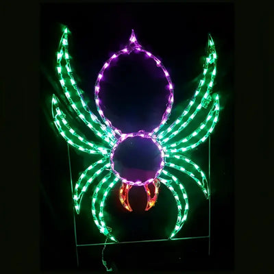 Halloween lighted wireframe display