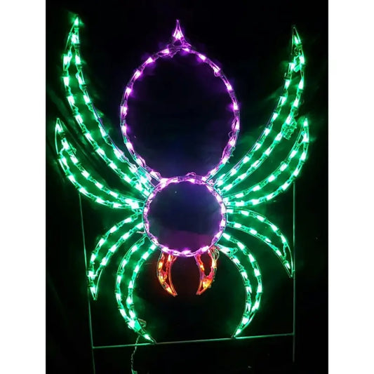 Spooky Halloween Spider - Wireframes Displays and Yard Art