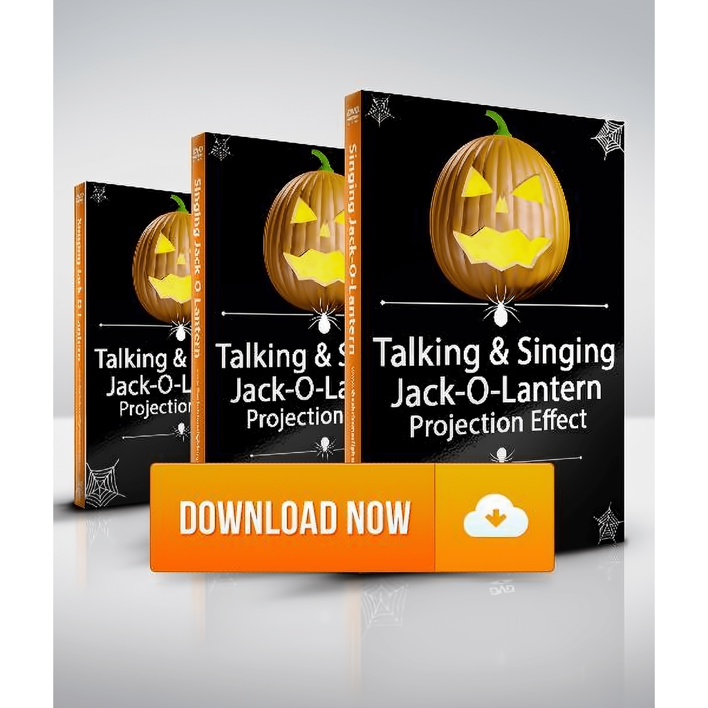 Talking and Singing Pumpkins / Jack,O,Lanterns, Projection Effect, Digital Download - The Christmas Light Emporium