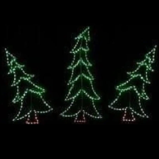 Tilted Tree’s 3 piece set - Wireframes Displays and Yard Art
