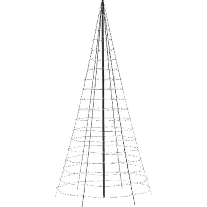 Twinkly App Controlled RGBW 3D Light Show Tree 300 Bulbs 6.5 Feet Tall - Christmas Lights
