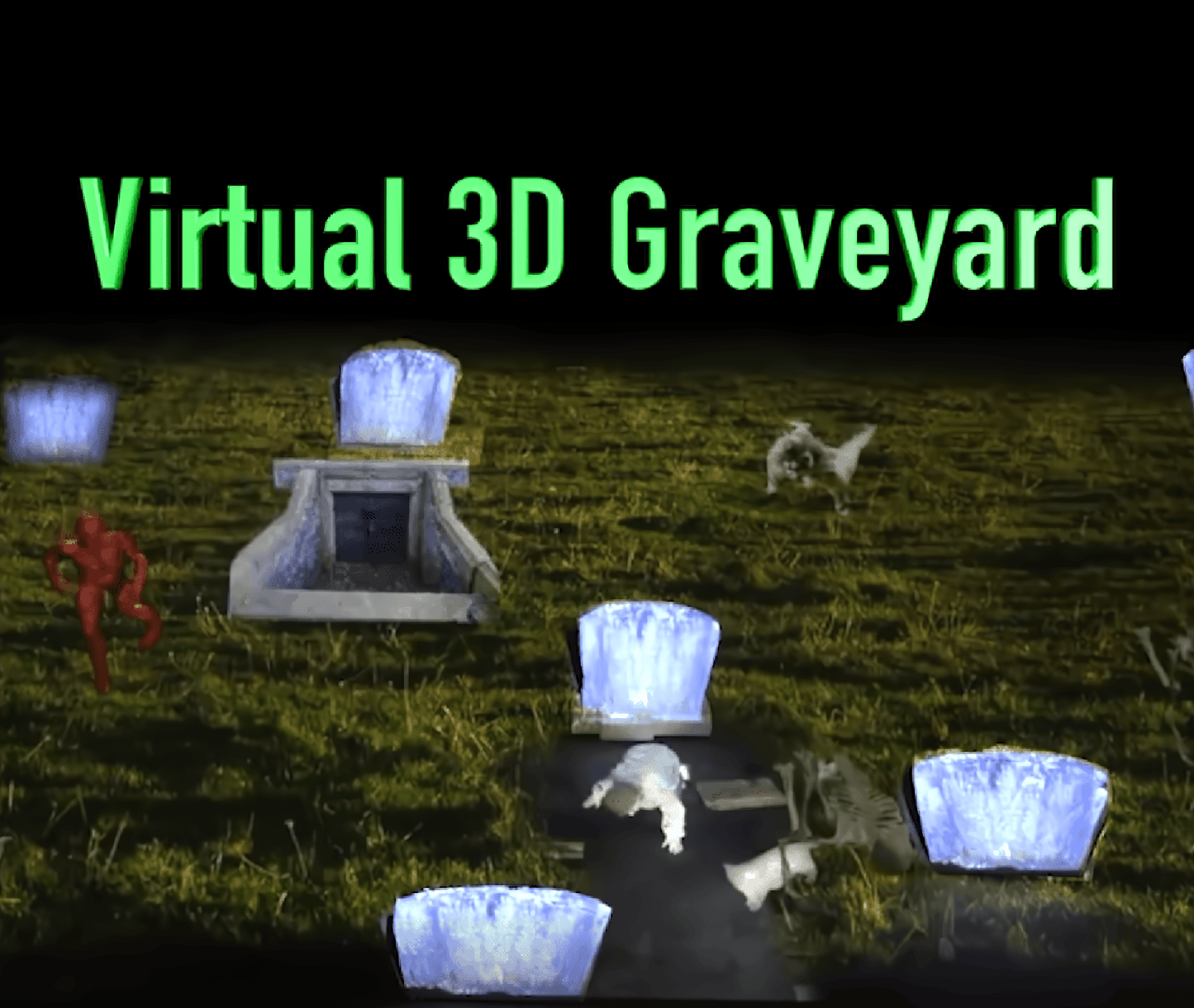 Virtual 3D Graveyard Projection Effect USB Version - Digital Decorations and Projection Effects