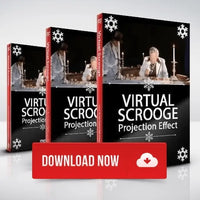 Virtual Scrooge, Digital Download, Digital Christmas Decorations