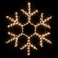 12" LED 18 Point Snowflake, Warm White