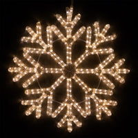24" LED 40 Point Snowflake, Warm White