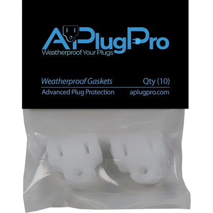 Weatherproof Electrical Plug Extension Cord Gaskets 10 Pack Christmas Light Installation Accessories
