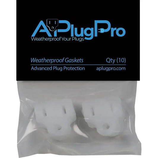 Weatherproof Electrical Plug Extension Cord Gaskets 10 Pack Christmas Light Installation Accessories