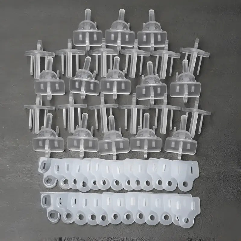 Weatherproof Electrical Plug Extension Cord Gaskets and Clear Covers 25 Pack Christmas Light Installation Accessories