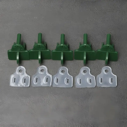 Weatherproof Electrical Plug Extension Cord Gaskets and Green Covers 5 Pack Christmas Light Installation Accessories