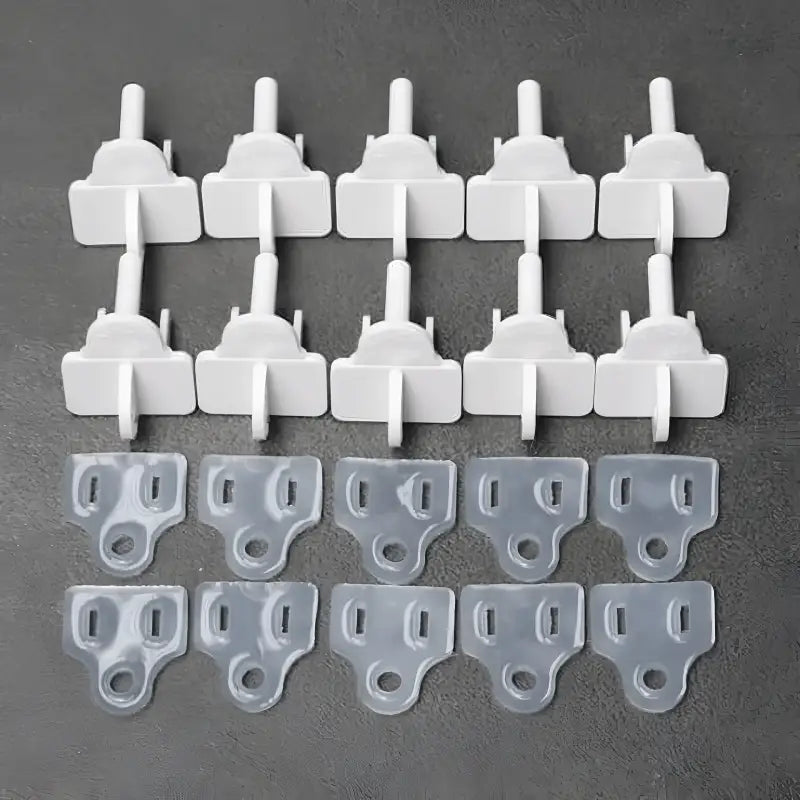 Weatherproof Electrical Plug Extension Cord Gaskets and White Covers 10 Pack Christmas Light Installation Accessories