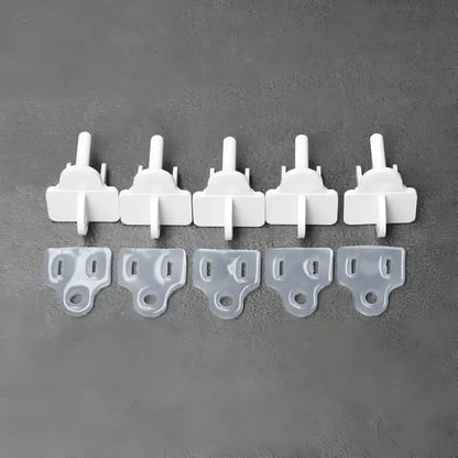 Weatherproof Electrical Plug Extension Cord Gaskets and White Covers 5 Pack Christmas Light Installation Accessories